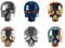 Uonlytech 30pcs 3d Skull Nail Art Nail Stickers Halloween Nail Charms for Women Girls Nail Art Decoration