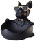 MagiDeal Hund Statue Harz Figurine Skulptur Hause Tisch Hündchen Tiere Dekoration Kleinigkeiten Behälter Hauptpunkt, Key Süßigkeit Lagerung Box Mode, Schwarz
