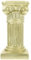 Römische Säule, griechische Säule, Statue, griechische Säulenfigur, Skulptur, Innen- und Außenbereich, Dekoration, Kandelaber für Abendessen, Hochzeit, Golden