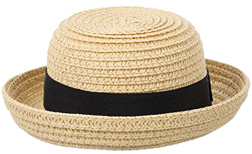 jojofuny Hüte Für Kinder Mini Strohhut Gewebt Stroh Mexikanischer Sombrero Hüte Sommer Sonnenhut Miniatur Puppe Hüte für Mini DIY Handwerk Dekoration ( Abgebildet ) Landhut