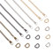 Beadthoven 8 pezzi cinghie per catena in ferro piatto borsa di ricambio con fibbie in metallo anelli a D per borsa a tracolla portafoglio frizione 4 colori