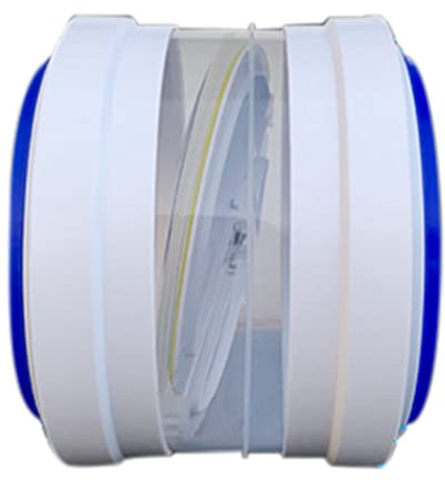 ZEELYDE Küchen-Dunstabzugshauben Rückschlagventil für 150/160/180 mm Rohr, doppelseitig, geruchshemmend, Kontrollluftauslass-System-C