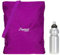 Elephant Turnbeutel Sportbeutel Hero Signature Attach Bag Tasche fixierbar Jungen Mädchen Auswahl passt zu Cyber Camo, Two Tone, Flower, Cube oder Plaid + Trinkflasche (Wild Berry 12997 (Violett))