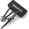 Pinzette EDC Coltello tascabile di precisione 2 in1 Multiutensile Premium antistatico per artigianato, gioielli, saldatura, sport all'aria aperta Lavori di laboratorio (Nero) Regali Natale