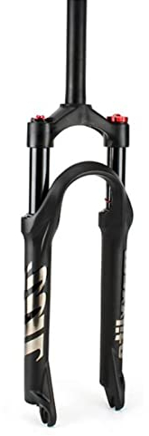 ZECHAO Aria Forcella Anteriore MTB,per Bicicletta Pieghevole 24in Tubo Dritto 1-1/8 Forche A Sospensione for Mountain Bike Viaggio 90mm 9mm QR Forcella Anteriore