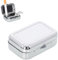 Posacenere Tascabile, Posacenere Portatile Tascabile, Posacenere Portatile in Tasca, Mini Portacenere Tascabile con Coperchio(Bianco)