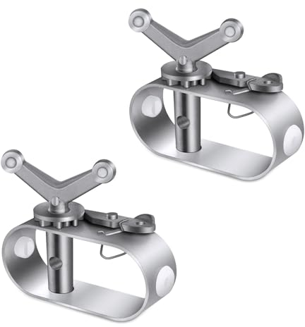 2pcs Pool Cover Winches, Sturdy Cover Cable Tightener Swimming Pool Cover Winch Cable Ratchet for Fixing Above Ground Pools in Winter