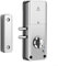 Cerradura inteligente para puerta, cerrojo electrónico sin llave con control remoto, para el hogar y el hotel (plateado)