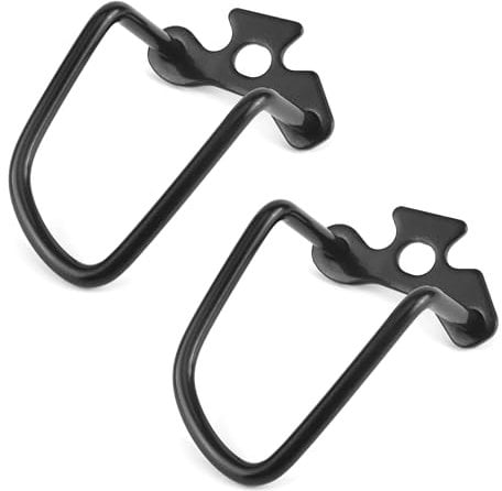 2 Stück Schaltwerkschutz, Schaltwerk Schutz SchutzbüGel Fahrrad, Schutzbügel Schaltwerk für Mountainbikes, Rennräder, Falträder, Schwarz