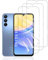 Hhfcryst Protector de Hidrogel Protector para Samsung Galaxy A15 5G /4G, 3 Piezas TPU Protectores de Pantalla HD Transparente Suave (Vidrio no templado)