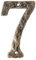 Chiffres maison 5,5 pouces avec vis - Numéro porte en métal moderne en fonte bronze, plaque d'adresse, pour extérieur, boîte aux lettres, appartement, jardin, chambre, poteau, rue, hôtel(7)