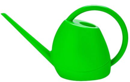 Annaffiatoio Da 3,5 Litri Per Vasi Di Fiori In Plastica Con Beccuccio Lungo E Soffione Doccia Leggero Per Uso Interno Ed Esterno In Giardino Nebulizzatore Piante Interne (Green, 34X23Cm)