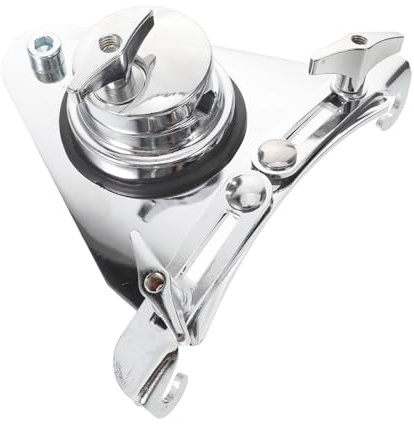 LALADEFIEE Tom Drum Halterung Verlängerungsclip aus Metall mit Zubehörklemme für Drumracks und Beckenständer Stabile Percussion Befestigung für Schlagzeug und Trommeln