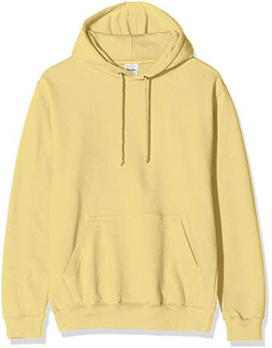AWDis Men's College Hoodie, Yellow (Sherbet Lemon), XXX-Large