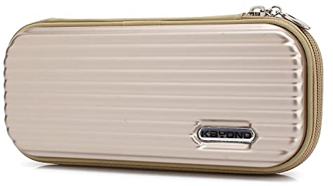 kayond Hard Pencil Case PC Hard Shell case for Executive Fountain Pen,Ballpoint Pen,Stylus Touch Pen (Gold)