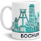 Tassendruck Bochum-Tasse Skyline - Kaffeetasse/Mug/Cup - Qualität Made in Germany
