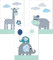 LALELU-Prints | A4 Bilder Kinderzimmer Poster | Zauberhafte Dschungel-Tiere mint | Babyzimmer Deko Junge Mädchen | 3er Set Kinderbilder (DIN A4 ohne Rahmen)