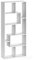 Vicco Raumteiler Noa, stehendes Bücherregal, Weiß, 160.6 x 67 cm