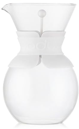 Bodum Für Over Café Hersteller mit Permanentfilter 1 Liter Kapazität, Off Weiß