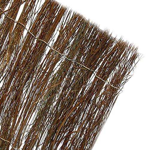 Suinga Brezo Ocultación 1x5 m | Cerramiento Natural de Brezo | Valla de Ocultación 75% para Jardin y Terraza 1,4-1,6 kg/m2