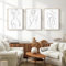 NNNBBB369 Peinture sur toile Femme nordique Dessin au trait Art mural Figure abstraite Affiches et impressions Minimaliste pour la décoration de la maison 50x70cm (50x70cm) 3pcs No Frame
