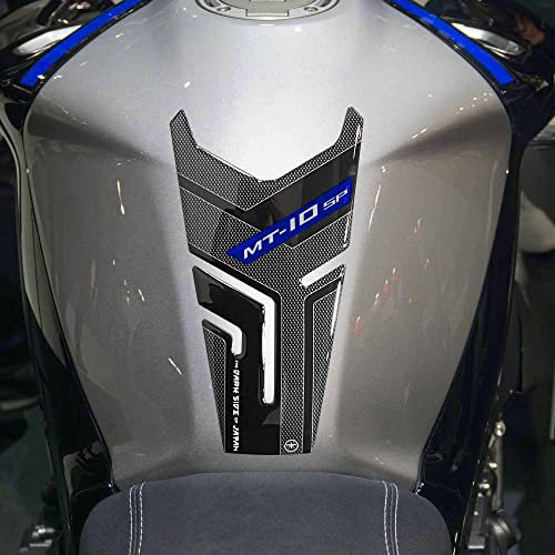 labelbike - 3D Tankpad Aufkleber Harz Dekoration Schutz von Motorradtanks kompatibel mit Yamaha MT-10 SP 2022-2023