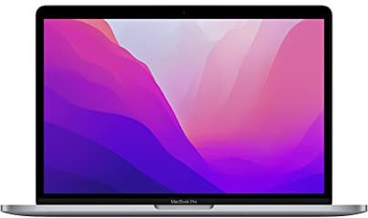 2022 Apple PC Portatile MacBook Pro con chip M2: display Retina 13, 8GB di RAM, 256GB ​​di archiviazione ​​​​​SSD ​​​​​​​Touch Bar, tastiera retroilluminata; color​​​​​​​ Grigio siderale