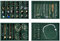 ProCase Jewellery Tray Organiser, Jewellery Drawer Organiser Velvet Stackable Jewellery Storage Tray for Drawer Jewellery Display for Earring Necklace Ring Bracelet -4 Layers, Green