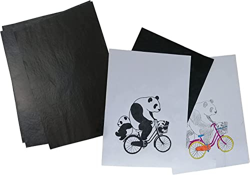 100 Sheets Carbon Paper for Tracing Patterns onto Wood, Canvas, Paper and Other DIY Crafts (11.7 inch * 8.3 inch)