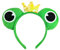 thematys Frosch-König Haarreifen – Bezauberndes Kopfschmuck Accessoire für Mädchen, Perfekt für Karneval, Fasching, Geburtstage & Themenpartys, Zauberhafte Verkleidung in Einheitsgröße