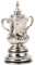 RiToEasysports Modèle de Coupe de Trophée de Football, Mini Modèle de Jeu de Football Décor D'ornements de Ligue en Métal de Haute Simulation