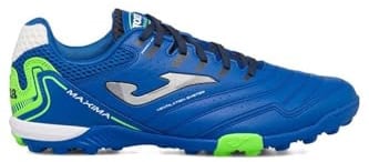 Joma Maxima 2304 TF MAXS2304TF Men's Turf Shoes, Royal/Green Fluor, 44.5 EU, Blue, 10.5 UK