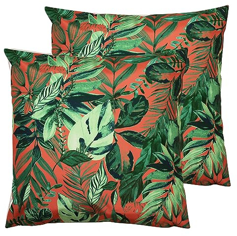 furn. Psychedelic Jungle Outdoor-Kissen, Doppelpack