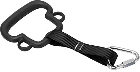 HEEPDD Swing Bar Ring, Gym Ring Kletterausrüstung Monkey Style für Klettergerüste (Schwarz)