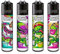 Clipper Feuerzeug 4er Set: (Venus Trap)