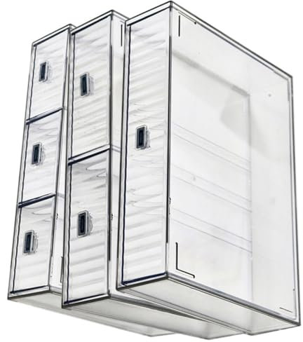 MAGICLULU Büroorganisation Lagerung 3 Stücke Schreibtisch Organizer Schubladen Kunststoff Lagerung Boxen Teiler