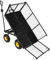 campMax Oversized Garden Carts Wagon, 800 Lbs Capacity Heavy Duty Pullable Gardening Cart Flatbed with Wheels and Removable Sides with Cart Liner, Black