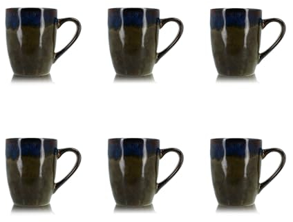 OGO LIVING - Lot 6 mug certaldo 33cl en grès marron - 2614384