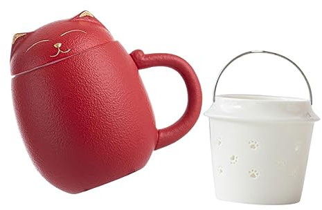 TOVINANNA Tazza in Ceramica Con Disegno Di Gatti Tazza Da Caffè Da Tè Da Latte Per Bere Acqua Caffè Tè Latte e Altre Bevande Per Uso Domestico Regalo