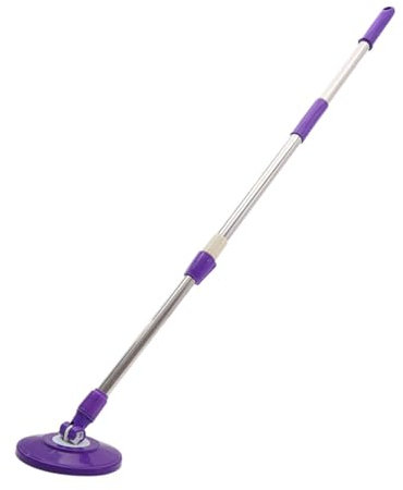 KICHOUSE Fregar Acero Inoxidable Stainless Steel Suministros de Limpieza de trapeador para Limpiar Pisos fregona de Limpieza del hogar trapeador de Mango Largo A Prueba de