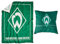 SV Werder Bremen Veloursdecke Raute + Kissen Raute Fanartikel Set
