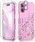 GVIEWIN Compatible with iPhone 16 Case 2024,[Camera Control Button]with Screen Protector&Camera Lens Protector,Shockproof Drop Protection Anti-scratch Clear Floral Cover for Women, Floratopia/Colorful
