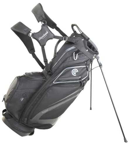 Cleveland Golf Lightweight Stand Bag, Black/Black