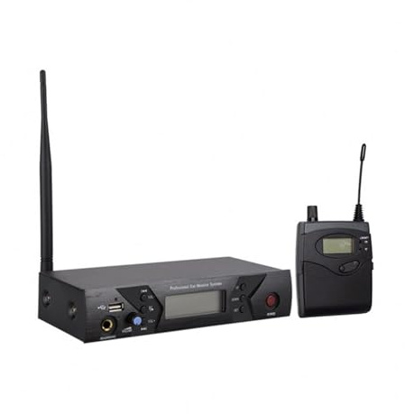 Professional Stereo Wireless In Ear System Monitor Pro UHF Received