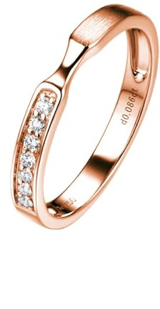 BWDHJLEY Gold Ring 750, Verlobungsring Damen Vintage Weißgold Echt Promise Ring 18 Karat Weißgold