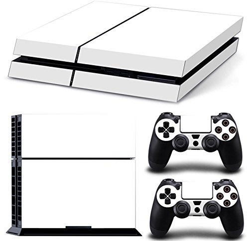 Mcbazel Pattern Serie Decals Vinyl Skin Aufkleber für Original PS4 Only (Not for PS4 Slim/Pro) Alles weiß