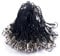 100Pcs Black Lanyard Split Ring Strap for Mobile Cell Phone/Mp3/Mp4/USB Flash Drive/Charms/Keyring and More