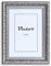 Victor Cadre Photo Rubens en 15x21 cm (A5) Noir Argent - Bar: 30x20mm - Verre Véritable - Châssis pour l'image Baroque - Antique - Vintage 15x20 - A5 Ancien