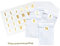 renna deluxe ADVENTSKALENDER zum Befüllen, Gold metallic, Papiertüten in Weiss, Zahlenaufkleber Handlettering, DIY Set modern stilvoll Hygge Vintage Scandi Stil | Made in Deutschland