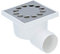 Bodenablauf Duschablauf Seitlich Metall Edelstahl Kellerablauf Duschrinne (50 mm 100 mm x 100 mm)